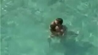 Hot sex in the sea spycamed porn video